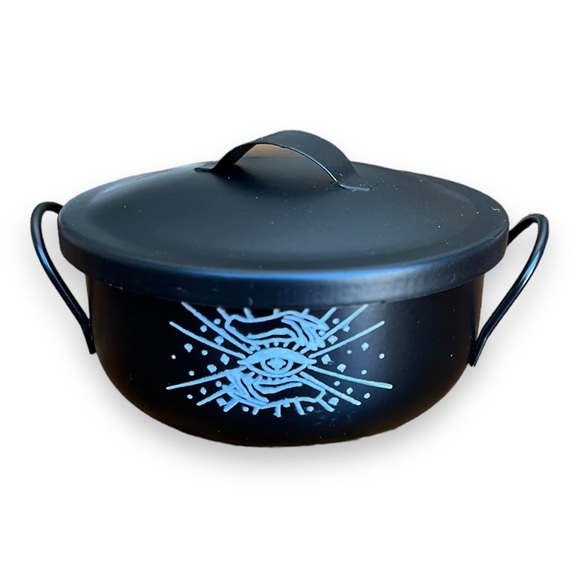 Goddess Provisions Mystic Cauldron Black and White Enamel Iron Fun Print - Picture 2 of 16
